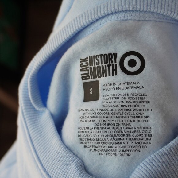 Black History Month - Homage to Legacy Sweatshirt - Blue - Size Small - Picture 10 of 11